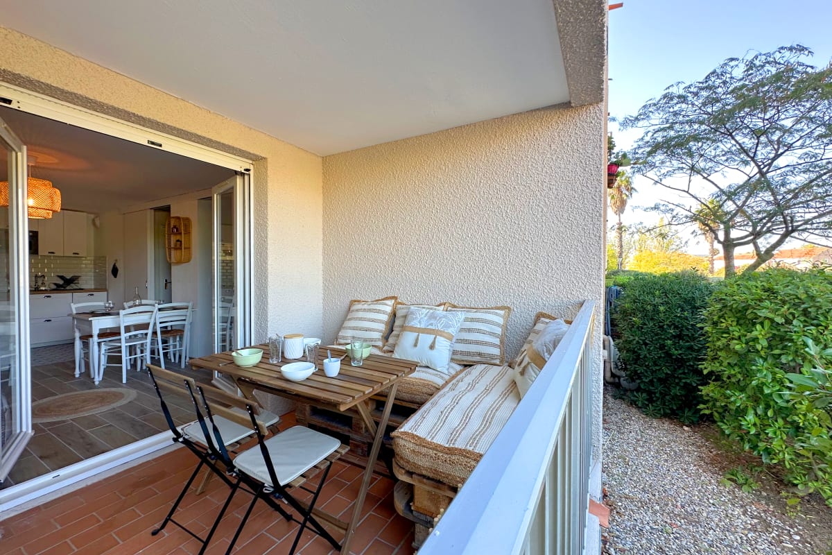 Nid douillet proche plage • balcon calme • parking