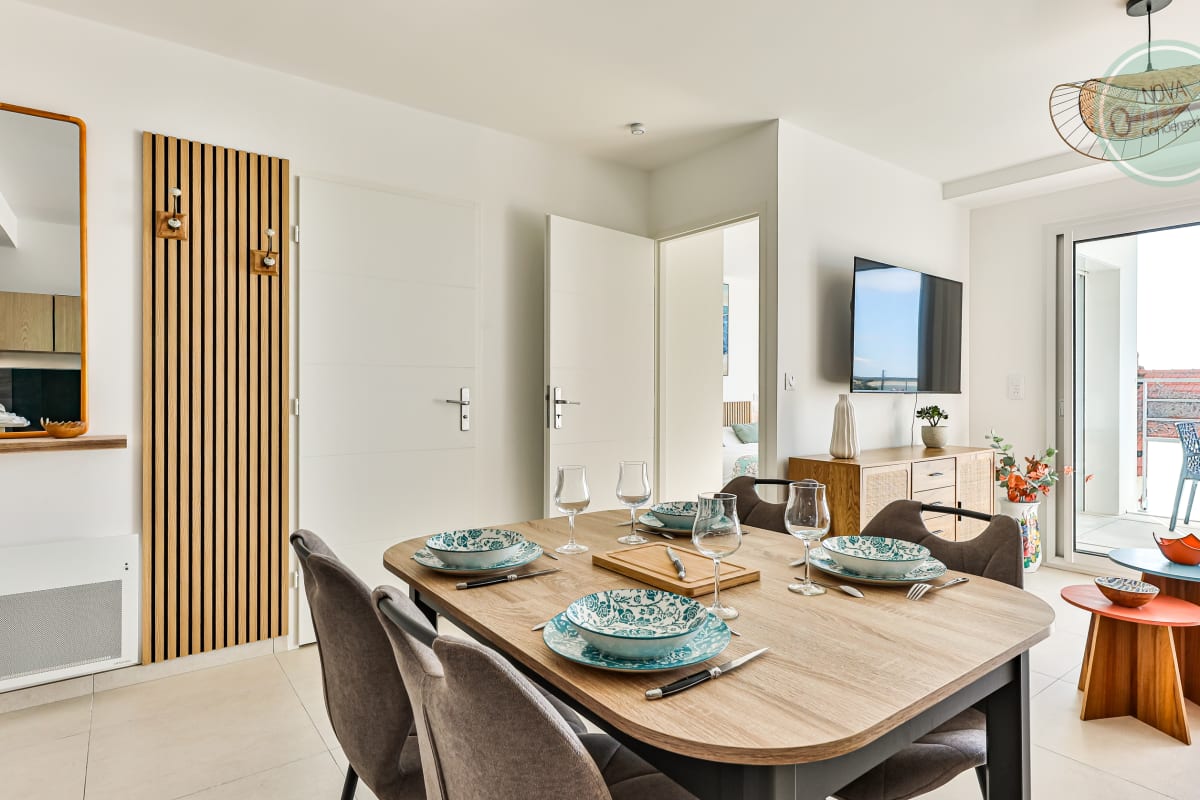  Parenthèse iodée sur la Côte de Lumière dans ce charmant appartement neuf  