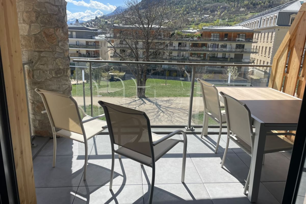  Appartement avec balcon, wifi et garage à Briançon 