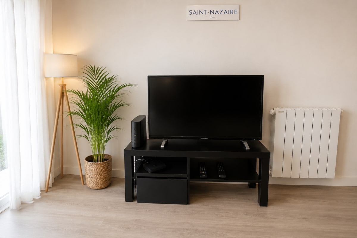 Appartement avec balcon, proche plage et centre