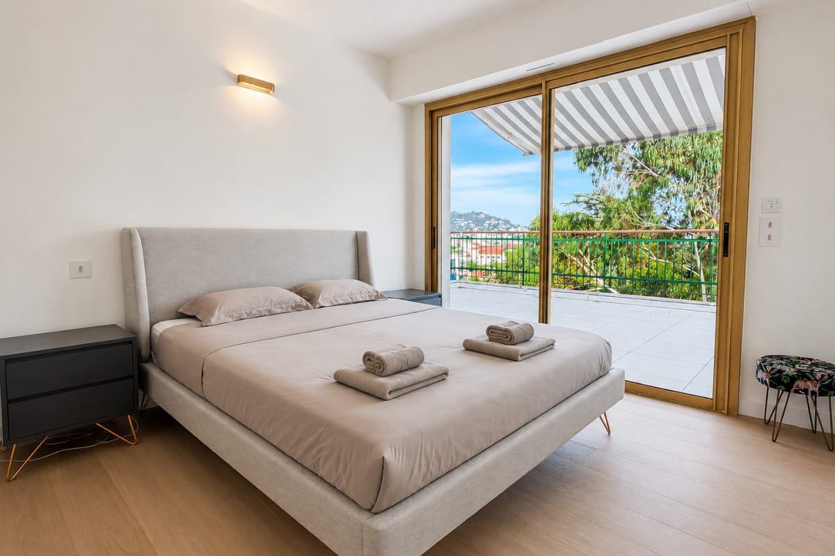  Appartement penthouse d’exception centre Cannes avec vue mer, piscine 