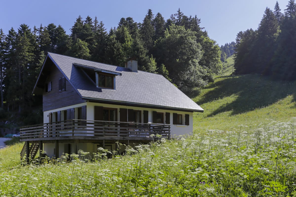 Chalet Le balcon des essarts: chalet familial aux vues du grand som 