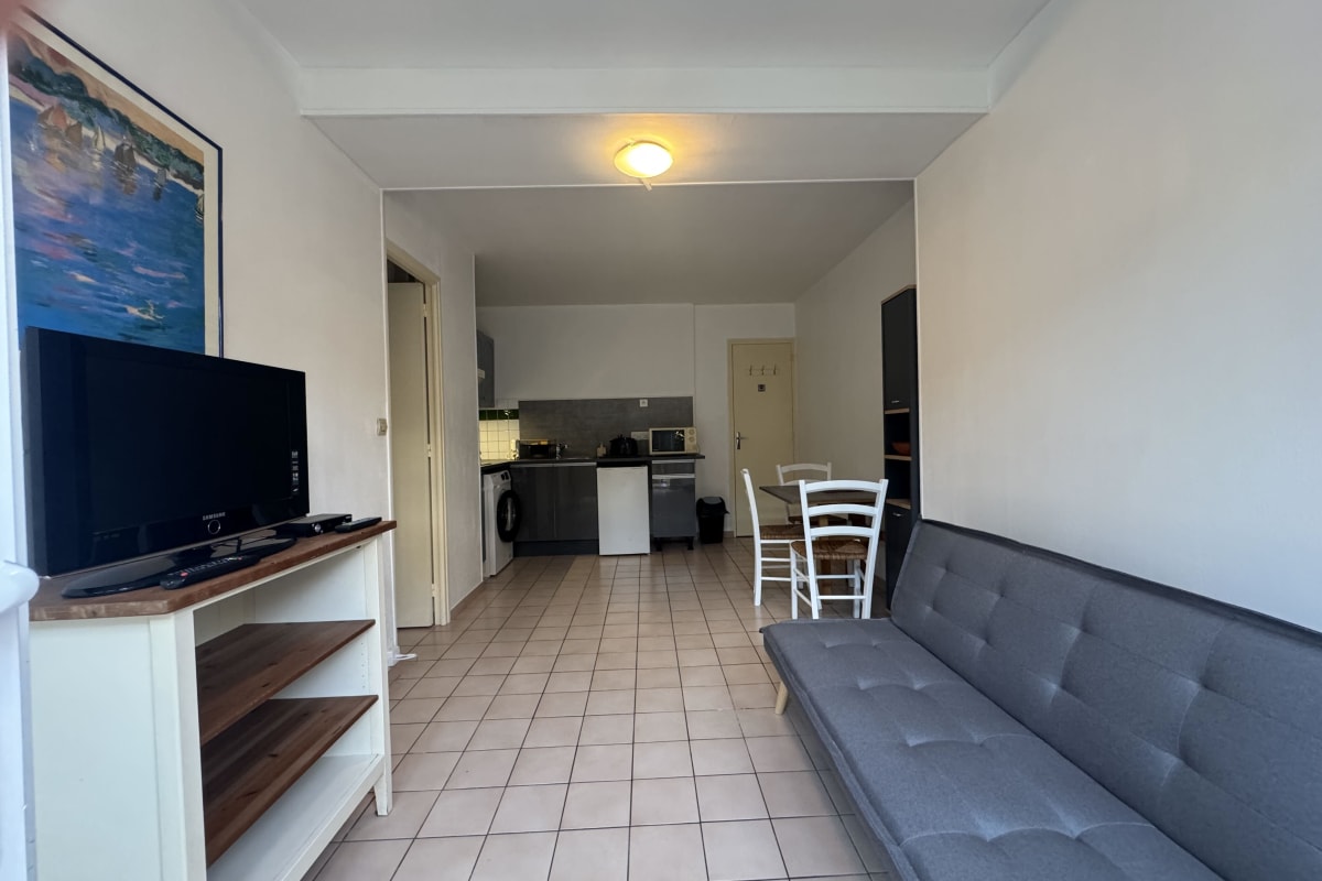 Appartement en rez-de-jardin, plage à pied