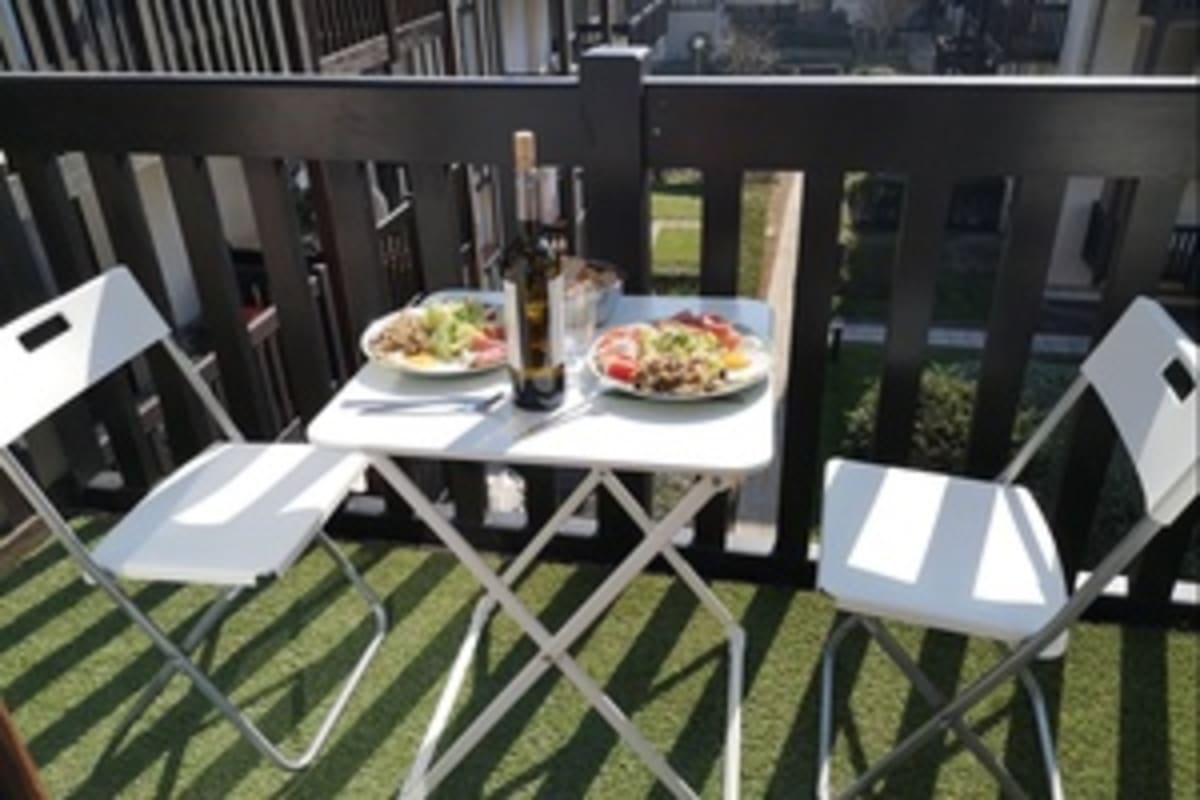 Immobilier Appt avec un balcon et la plage  