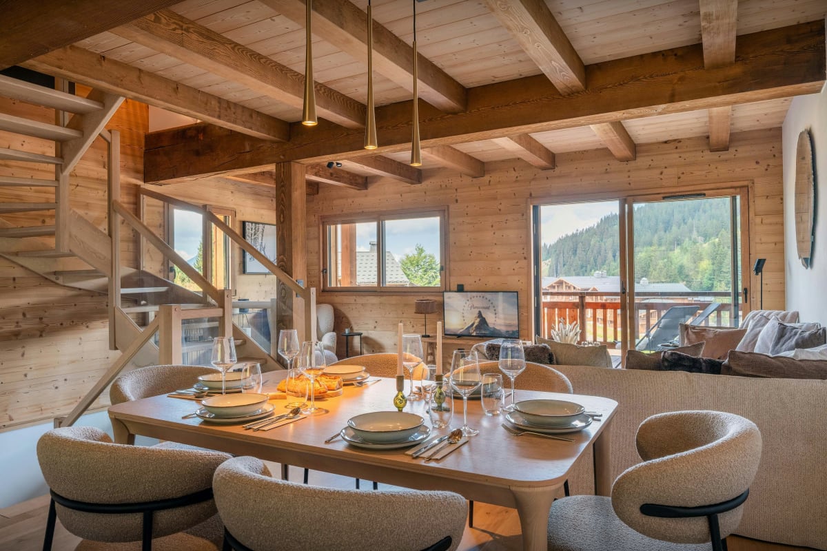 Chalet Chalet mitoyen skis aux pieds sur les pistes de La Croix-Fry - OVO Network 
