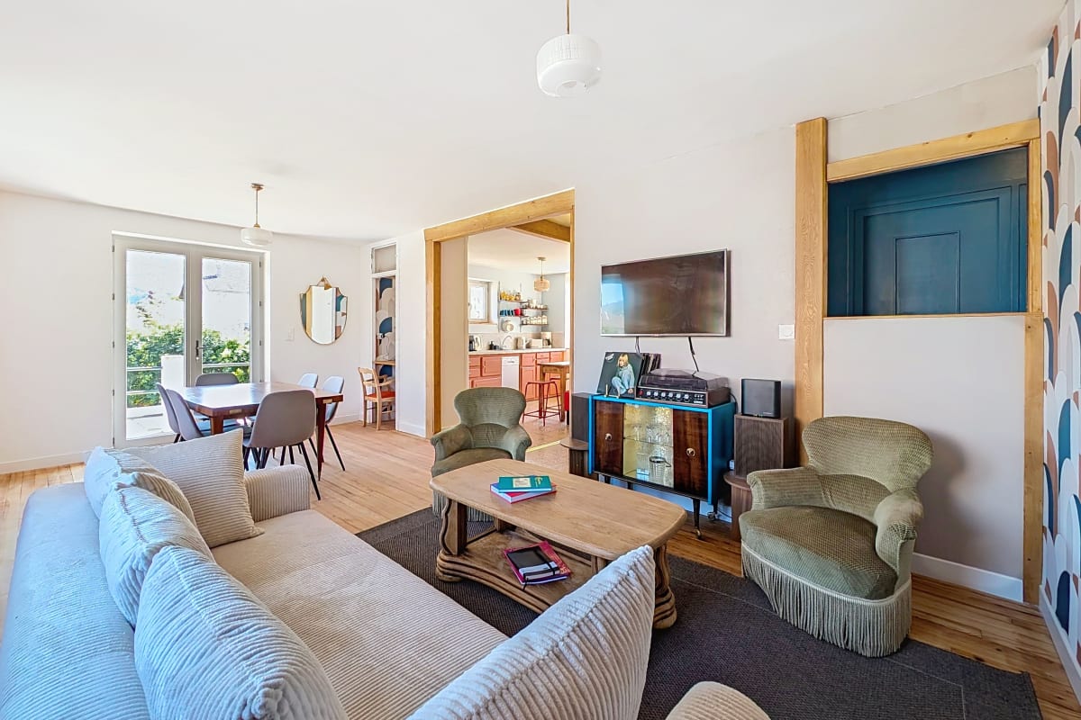 immobilier  L'ESCALE RÉTRO (DUO) – La pause vintage au bord du lac