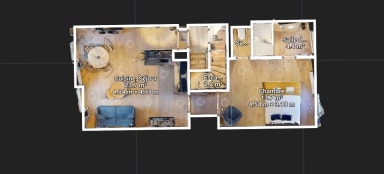 Plan de l'appartement pour visualiser l’espace et organiser votre séjour serein.