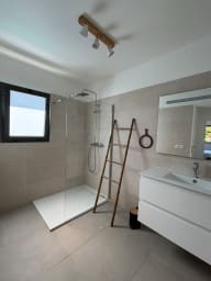 Plan au sol de Appartement en location saisonnière à Saint-Francois en Guadeloupe  