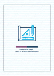 Plan au sol de Villa en location saisonnière à Le Moule en Guadeloupe  