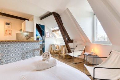 Espace détente avec TV 