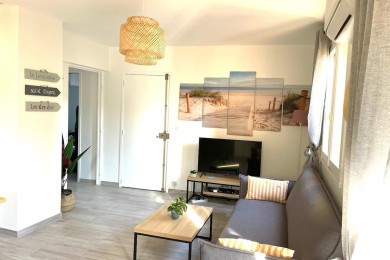 Séjour avec TV 