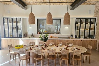 Open plan kitchen