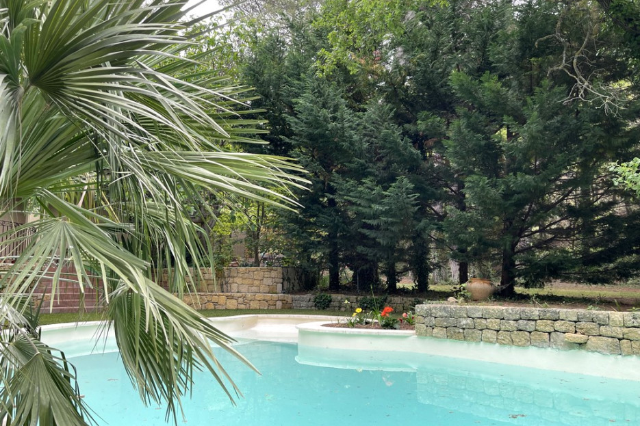 Piscine de forme libre et jardin de 4600m2 - Serenity Rentals