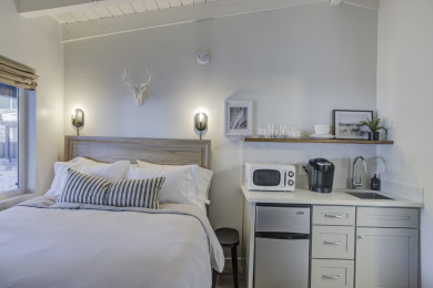 Studio unit with kitchenette.