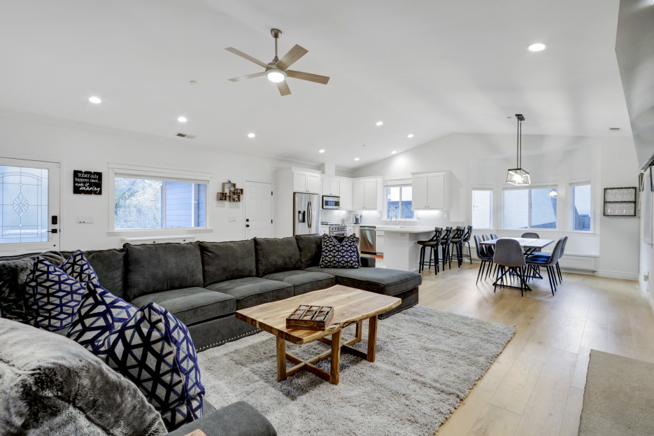 Modern Open-Plan Living Space