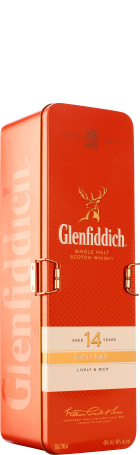 Glenfiddich 14 years Rich Oak Giftset 70cl