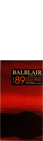 Balblair Vintage 1989 3rd Release Single Malt 70cl