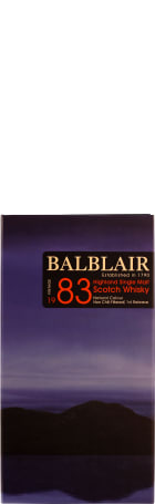 Balblair Vintage 1983 1st Release Single Malt 70cl