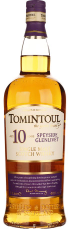 Tomintoul 10 years Single Malt 1ltr