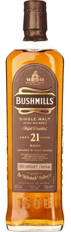 Bushmills 21 years Single Malt 70cl