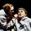 Amy (CLAIRE-LOUISE CORDWELL) and Tom (SID MITCHELL)