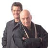 Joshua Jackson and Patrick Stewart in A Life in the Theatre