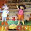Boots and Dora at the Numbers Pyramid