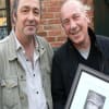 Songwriter Dean Johnson and actor Christopher Timothy