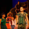 Julie Yammanee (Tinker Bell), Simon Fielding (Peter Pan) and Victoria Farley (Wendy)