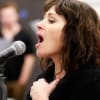 Frances Ruffelle in rehearsal for Piaf