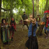 The cast of Robin Hood in Williamson Park, Lancaster