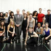Sir Peter Bazalgette and the cast of Chicago at Curve