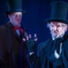Anthony Bowers as Fred and Christopher Fairbank as Scrooge