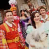 The cast of Dick Whittington at the Manchester Opera House