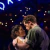 Eva Noblezada as Kim and Alistair Brammer as Chris