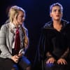 Georgi Mottram as Amelia and Roseanna Christoforou as Grim