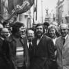 Ricky Tomlinson with the 1972 strikers