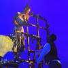 Remmie Milner as Juliet and Arun Blair-Mangat as Romeo