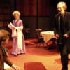 Sebastian Cornelius as Eugene Marchbanks, Judi Bowker as Candida Morell and Harry Meacher as Rev. James Morell
