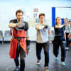 The cast of Robin Hood and Marian in rehearsal