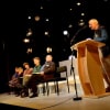 Ann Martin (Festival Director, Keswick Film Festival), Kay Dunbar (Director of Words by the Water Festival), Mary Papadima (Associate Director), Peter Macqueen (Writer and Actor), Ian Forrest (Artistic Director) and Patric Gilchrist (Executive Director) i