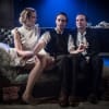 Joanna Vanderham (Milly), David Dawson (Homer) and Andrew Scott (Langley)