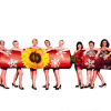The original Calendar Girls and the cast of The Girls at The Lowry
