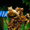 Ellie Bell as Mouse and Owen Guerin as the Gruffalo