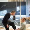 Oliver Ryan and Sandy Grierson in rehearsal for Doctor Faustus