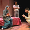 Maya Saroya as Gulzar, Zaqi Ismail as Captain Badhshah Gul and Robert Mountford as Colonel Tariq