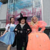 Cheryl Fergison who will play the Wicked Witch of the West in the Wizard of Oz at St Helens Theatre Royal this autumn, pictured with Charlotte Gallagher as Dorothy and Radio City 2 – 105.9FM’s Claire Simmo as Glinda the Good Witch
