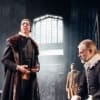 Michael Mears (Vicar General Barnabus Goche) and Jonathan Guy Lewis (John Hall) in The Herbal Bed