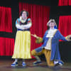 Jefferson Turner as Snow White and Daniel Clarkson as Prince Charming