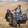 Katie Duxbury on Esk Pike, 194 miles into the walk